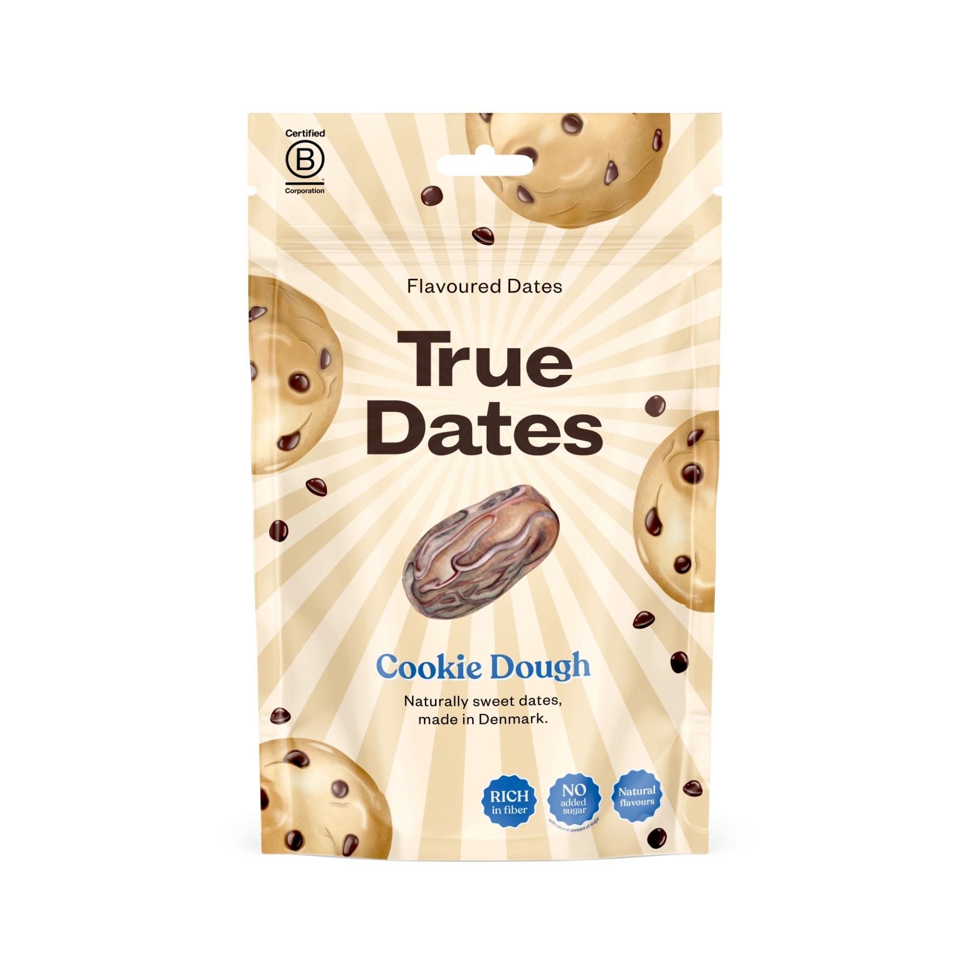 True Dates Creamy Cookie Dough Χουρμάδες με Γεύση Ζύμη Μπισκότου Χωρίς Ζάχαρη 100γρ